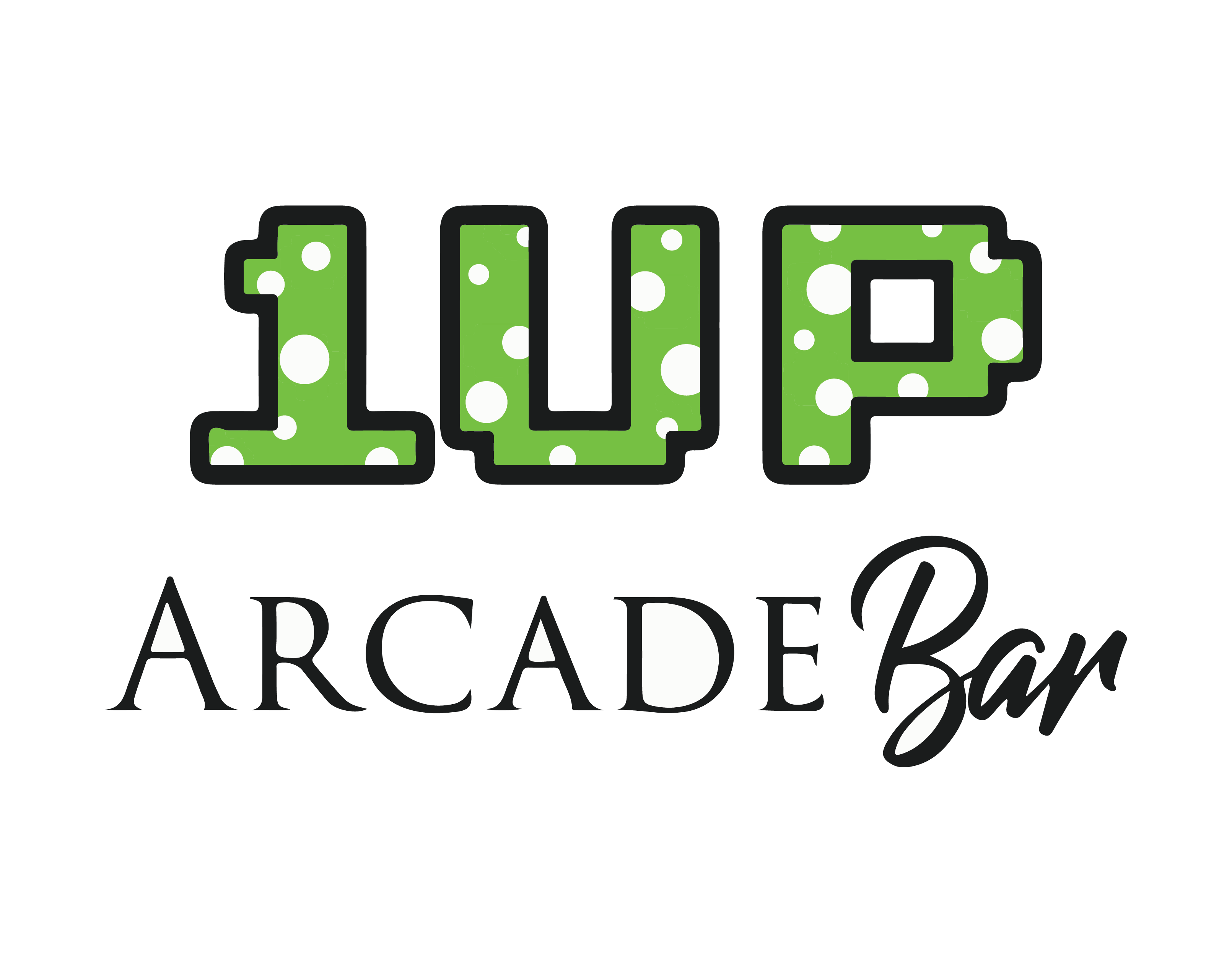 1 Up Arcade Bar Logo